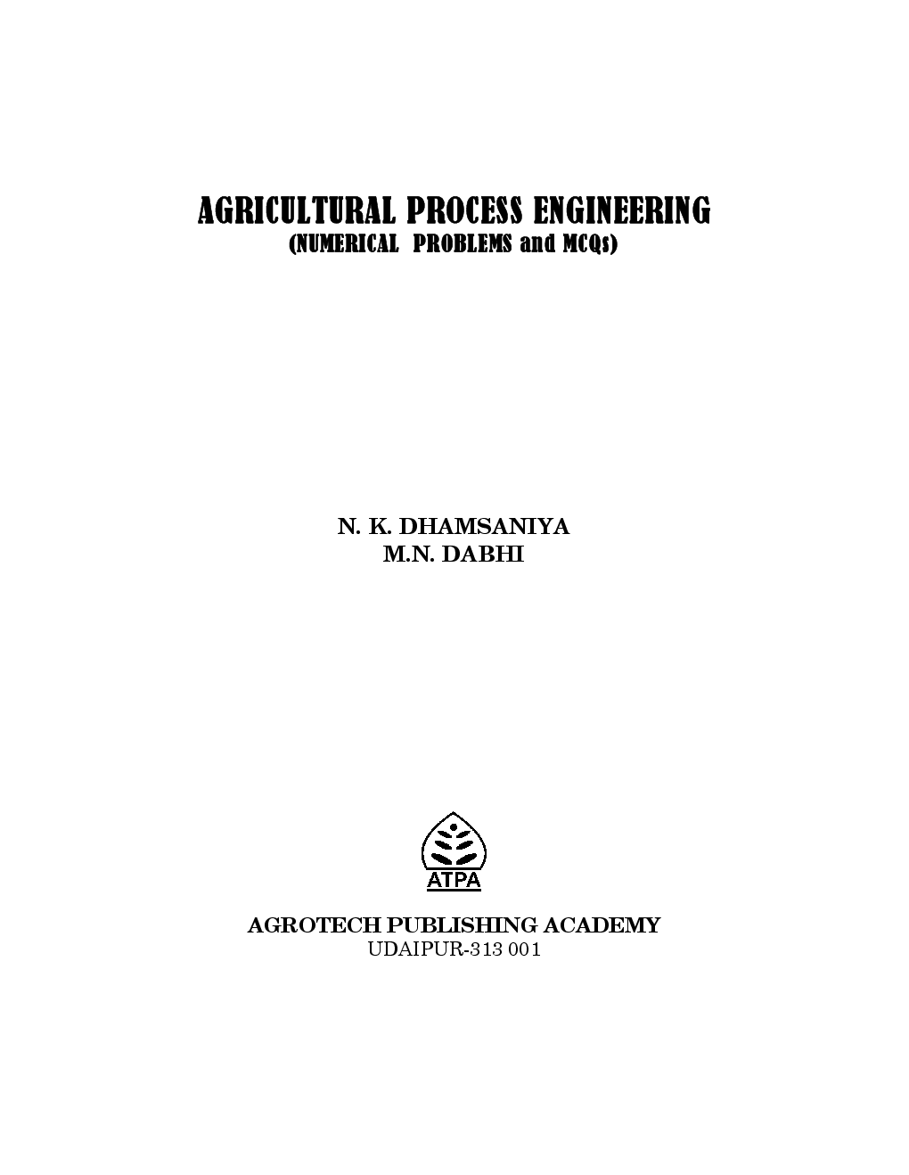 Agricultural Process Engineering - Page 2