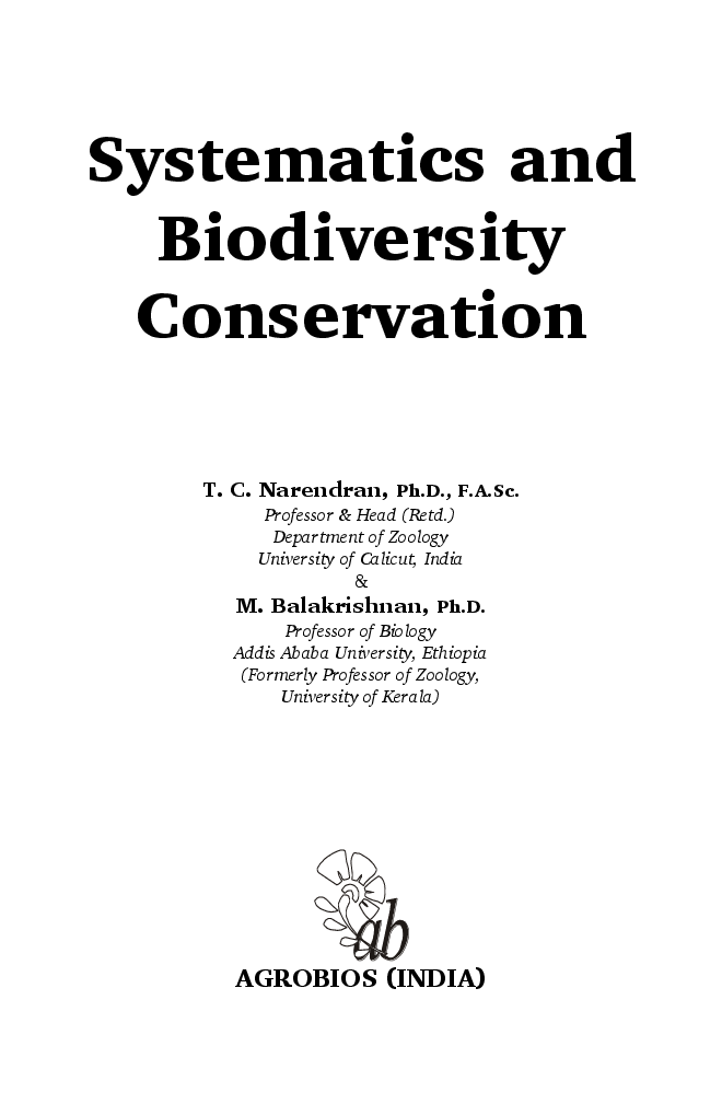 Systematics and Biodiversity Conservation - Page 4