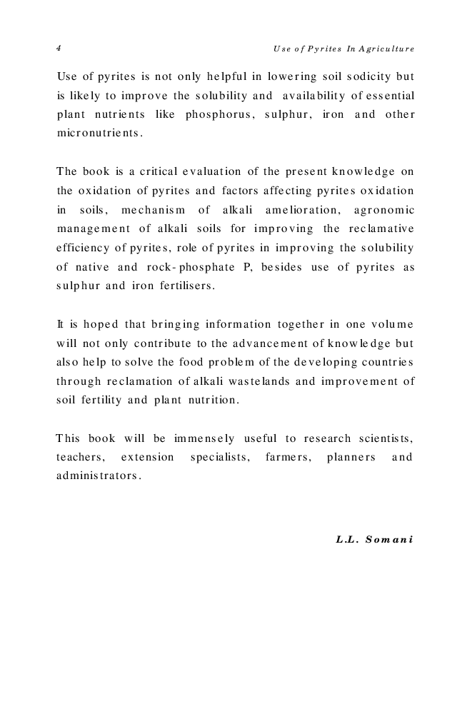 Use of Pyrites in Agriculture  - Page 5