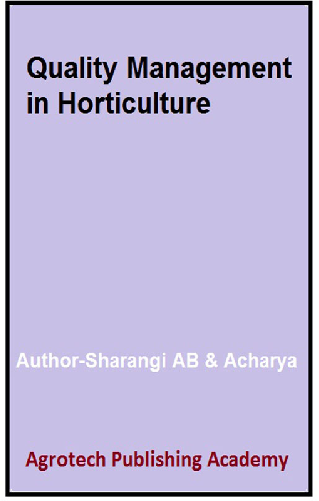 Quality Management in Horticulture - Page 1