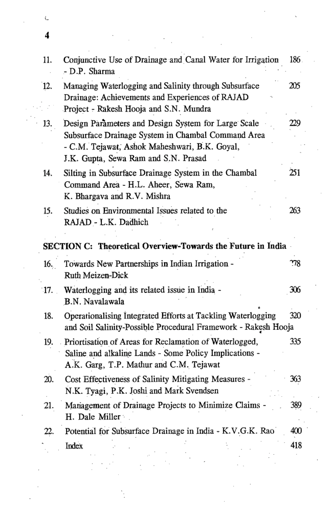 Irrigation Drainage: An International and National Perspective - Page 5