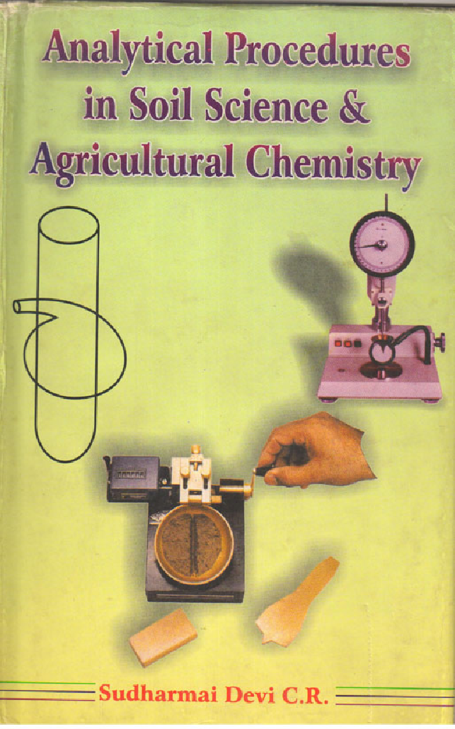 Analytical Procedures in Soil Science and Agricultural Chemistry - Page 1