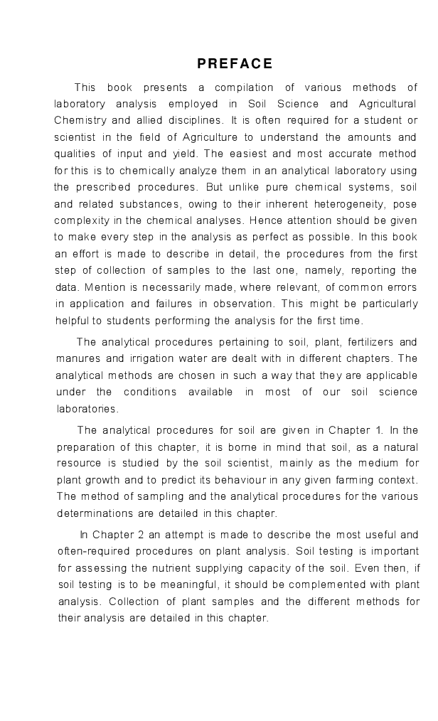 Analytical Procedures in Soil Science and Agricultural Chemistry - Page 5