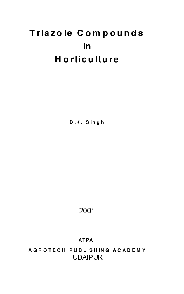 Triazole Compounds in Horticulture - Page 2