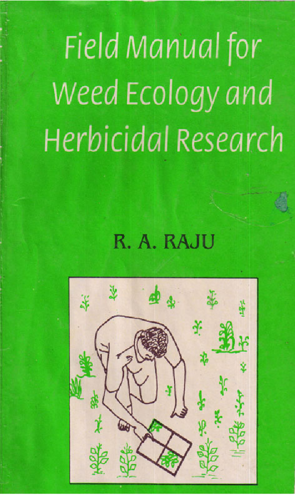 Field Manual of Weed Ecology and Herbicidal Research - Page 1