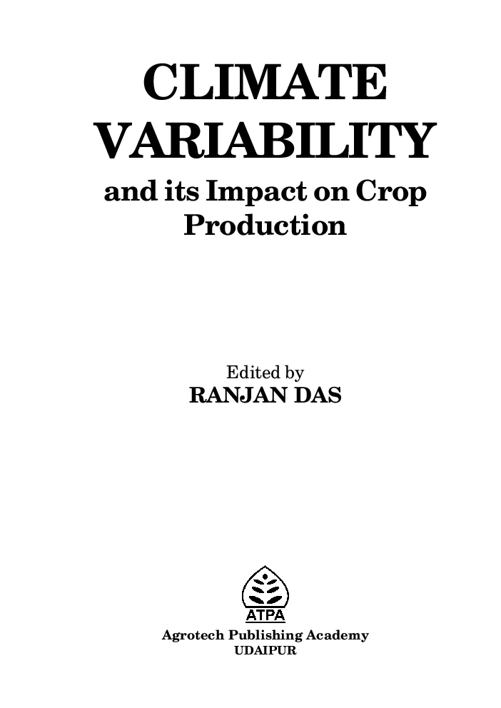 Climate variability and its Impact on Crop Production - Page 2