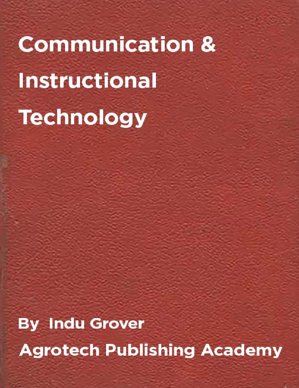 Communication And Instructional Technology - Page 1