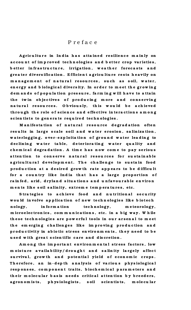 Abiotic Stresses and Crop Productivity - Page 5