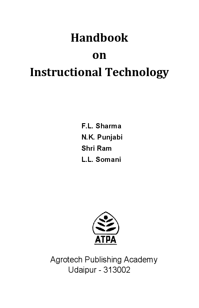 Handbook on Instructional Technology - Page 2