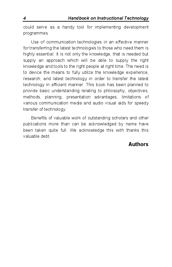 Handbook on Instructional Technology - Page 5