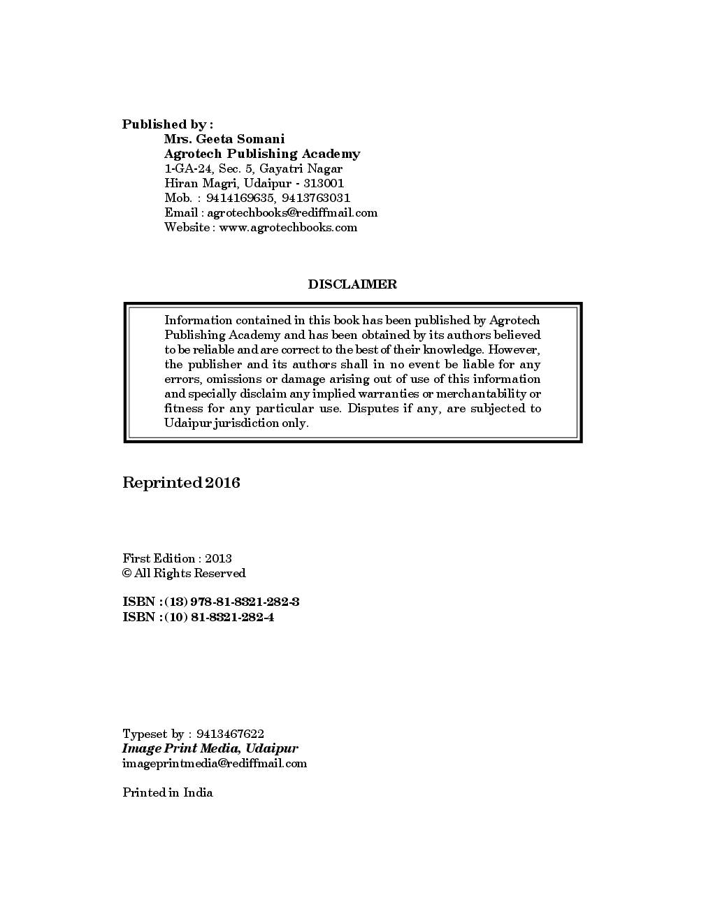 Quality Seed Production : Techniques processing And Marketing - Page 3