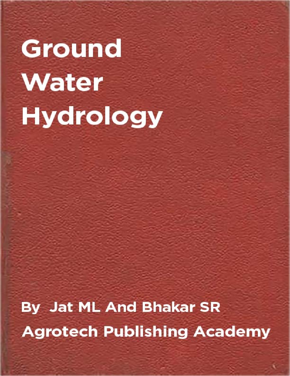 Ground Water Hydrology - Page 1