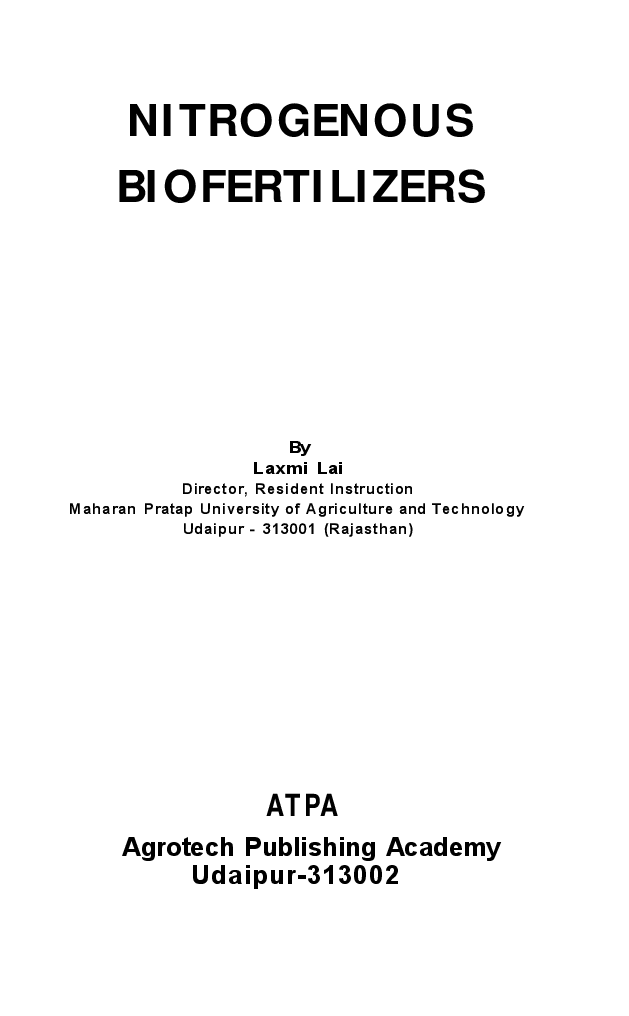 Nitrogenous Biofertilizers - Page 2