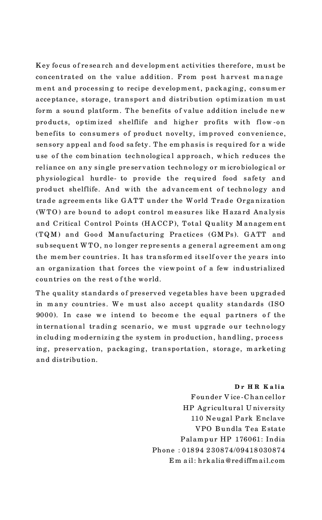 Post Harvest Technology of Vegetables - Page 5