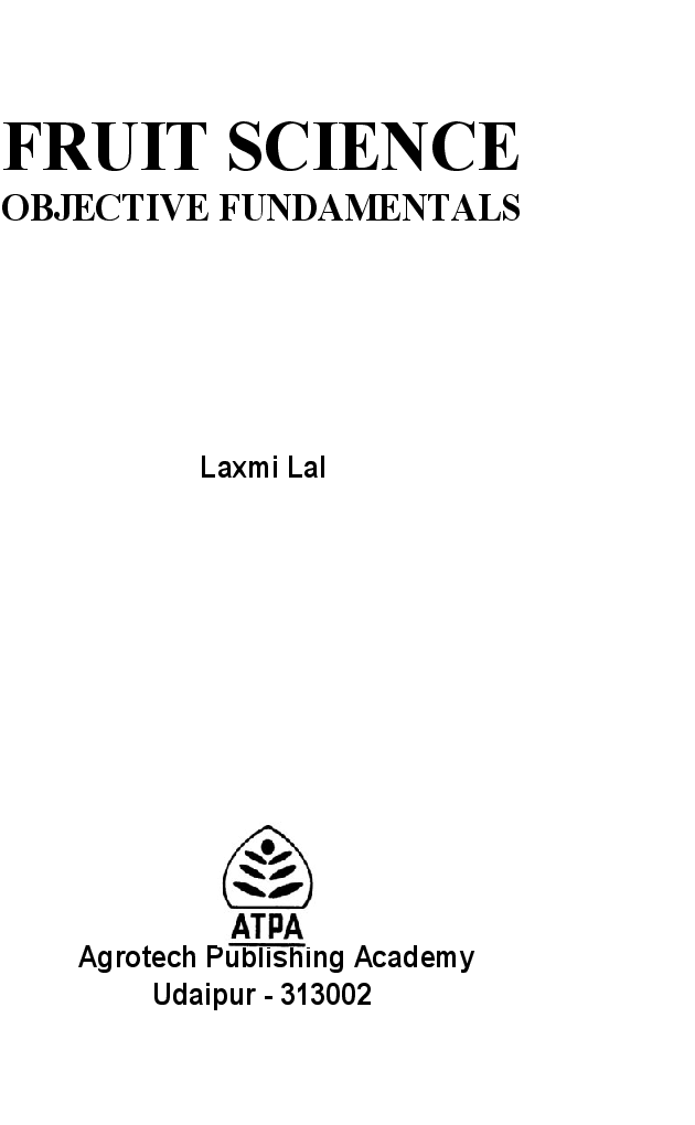 Fruit Science : Objective Fundamentals - Page 2