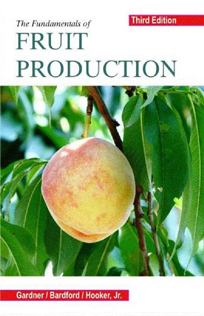 The Fundamentals of Fruit Production - Page 1
