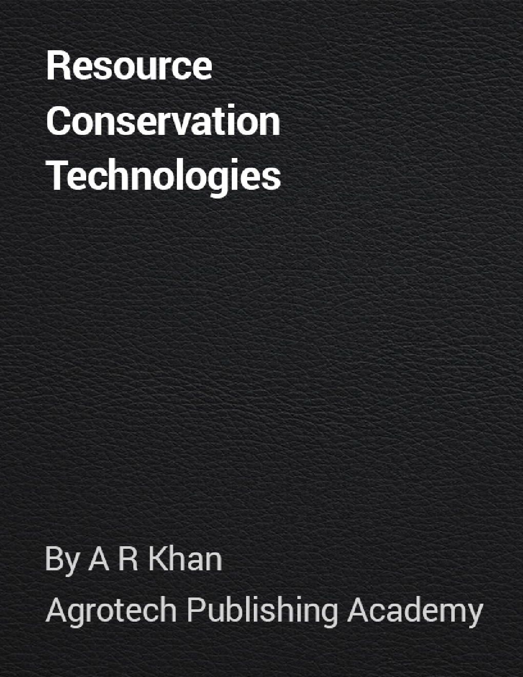 Resource Conservation Technologies - Page 1
