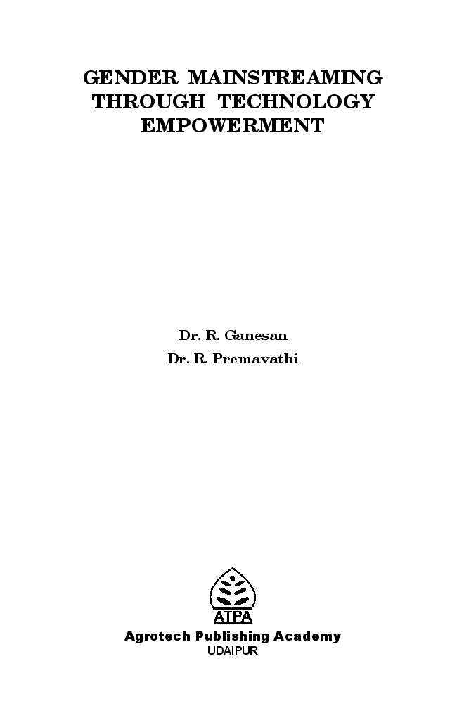 Gender Mainstreaming through Technology Empowerment - Page 2