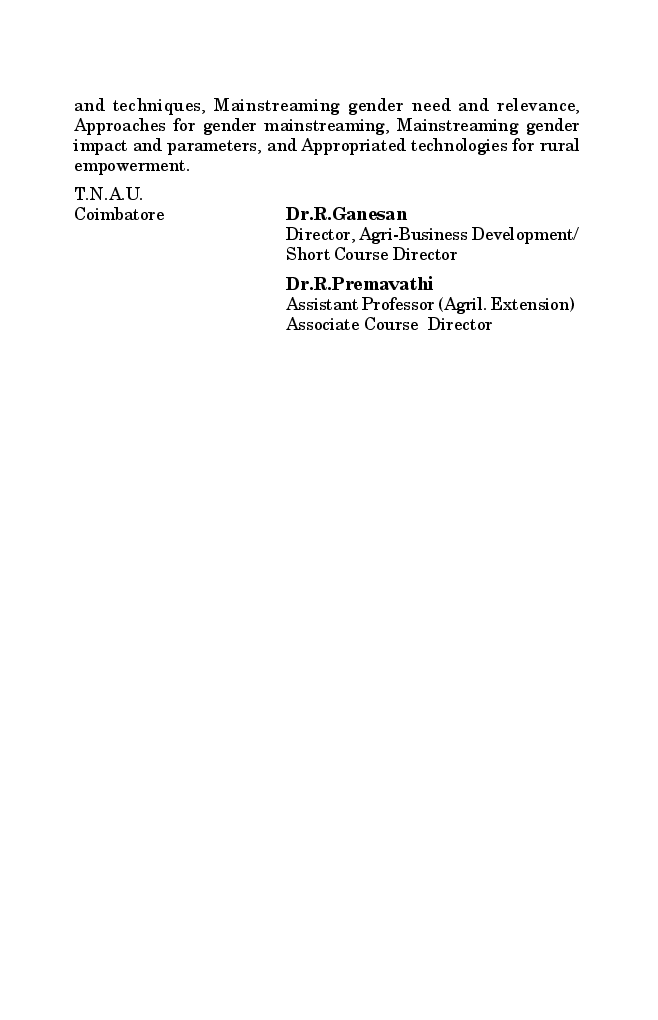 Gender Mainstreaming through Technology Empowerment - Page 5