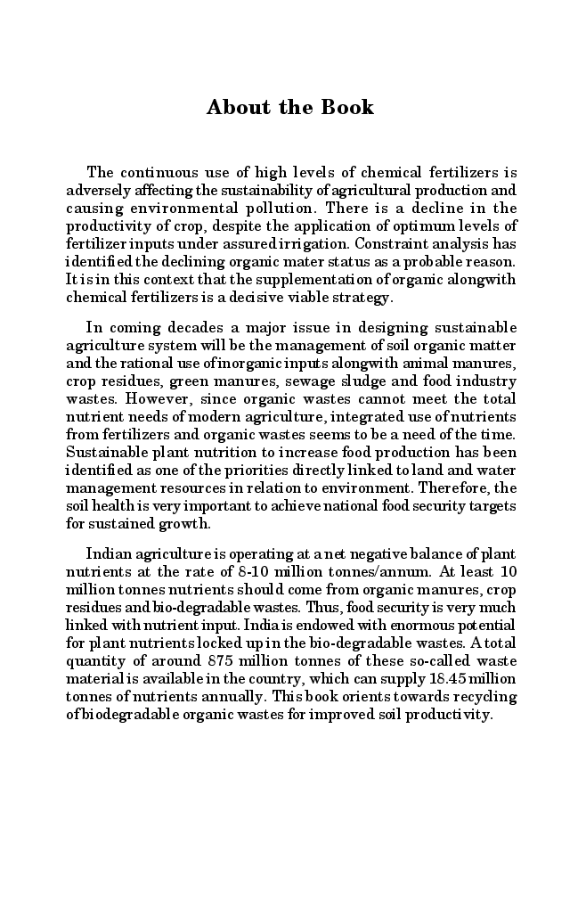 Recycling Organic Wastes for Soil Health and Productivity - Page 5