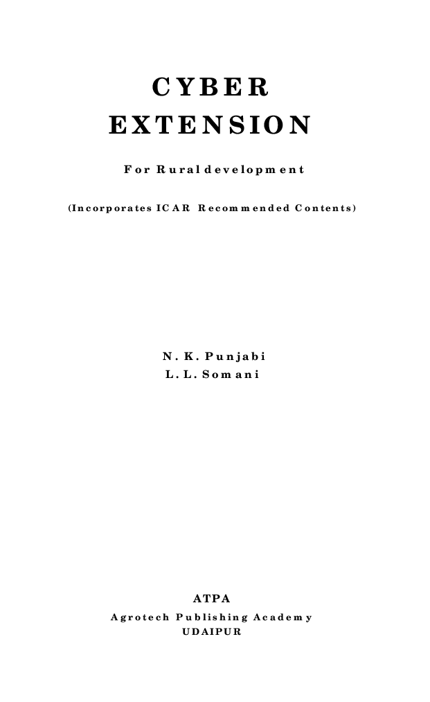 Cyber Extension for Rural Development - Page 2