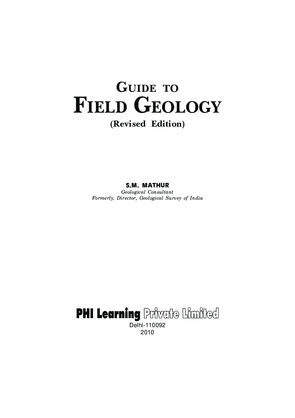 Guide To Field Geology - Page 2