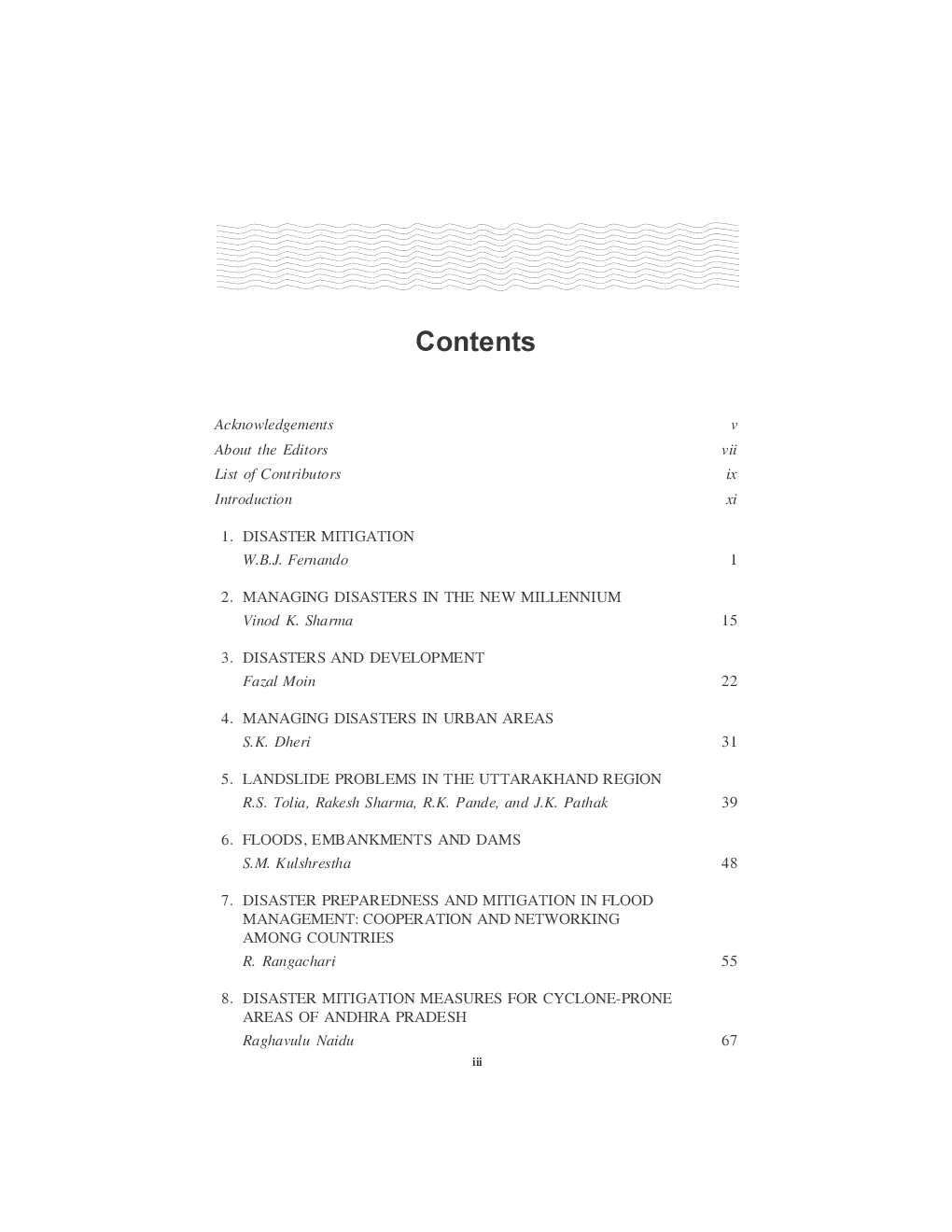 Disaster Mitigation : Experiences And Reflections - Page 4