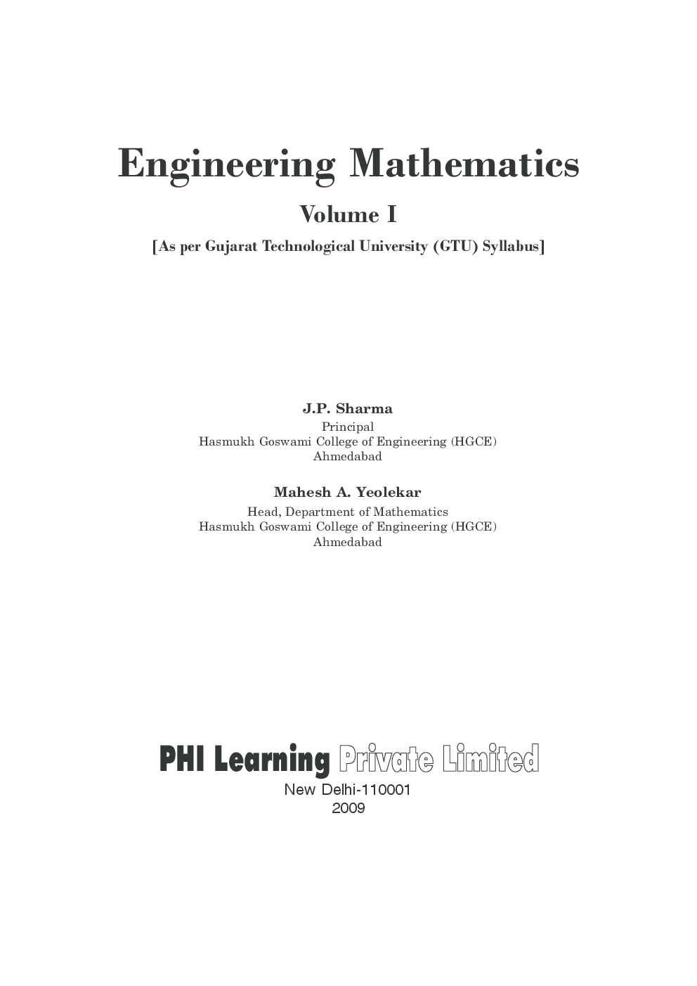 Engineering Mathematics : Volume 1 - Page 2