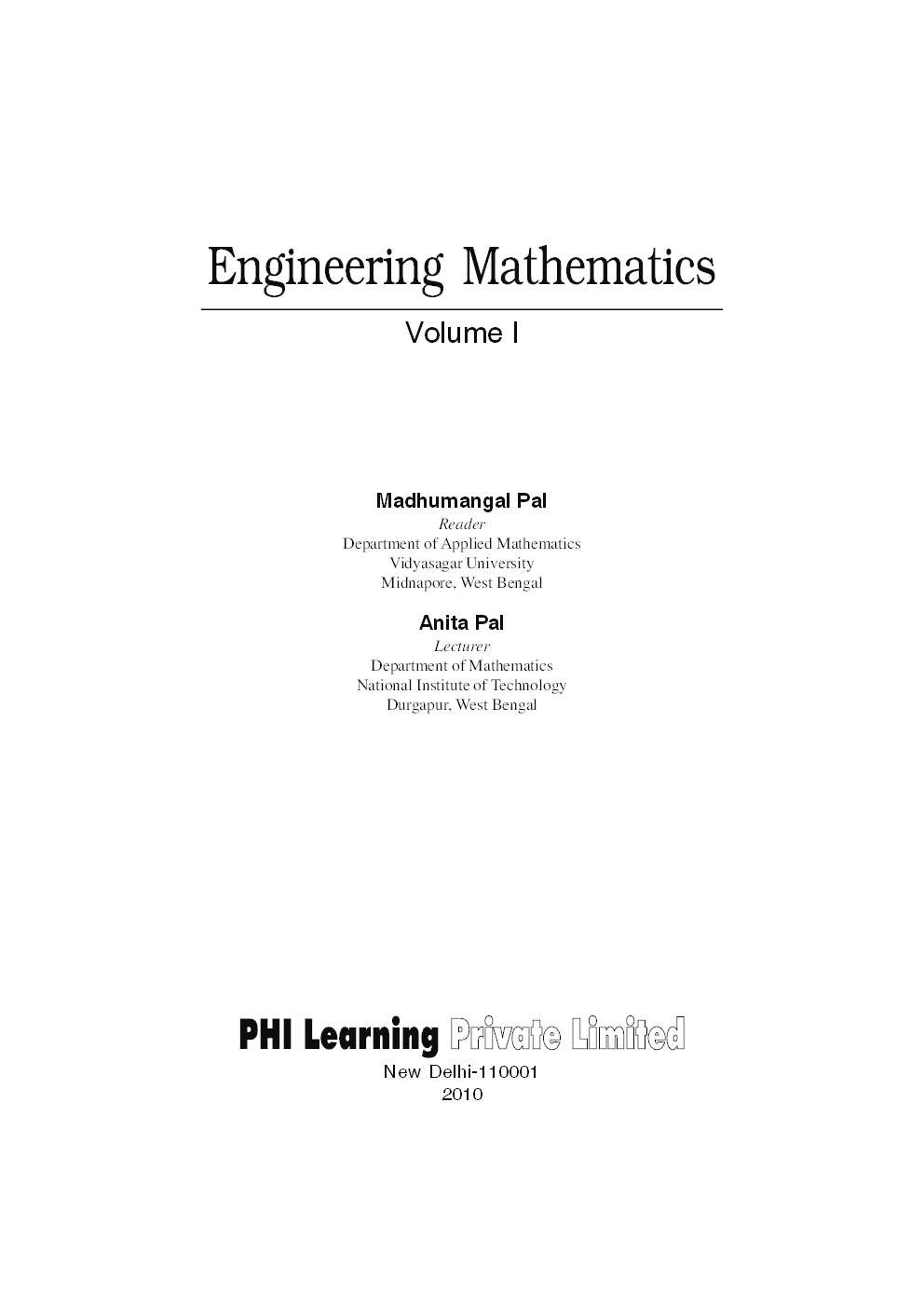 Engineering Mathematics : Volume 1 - Page 3