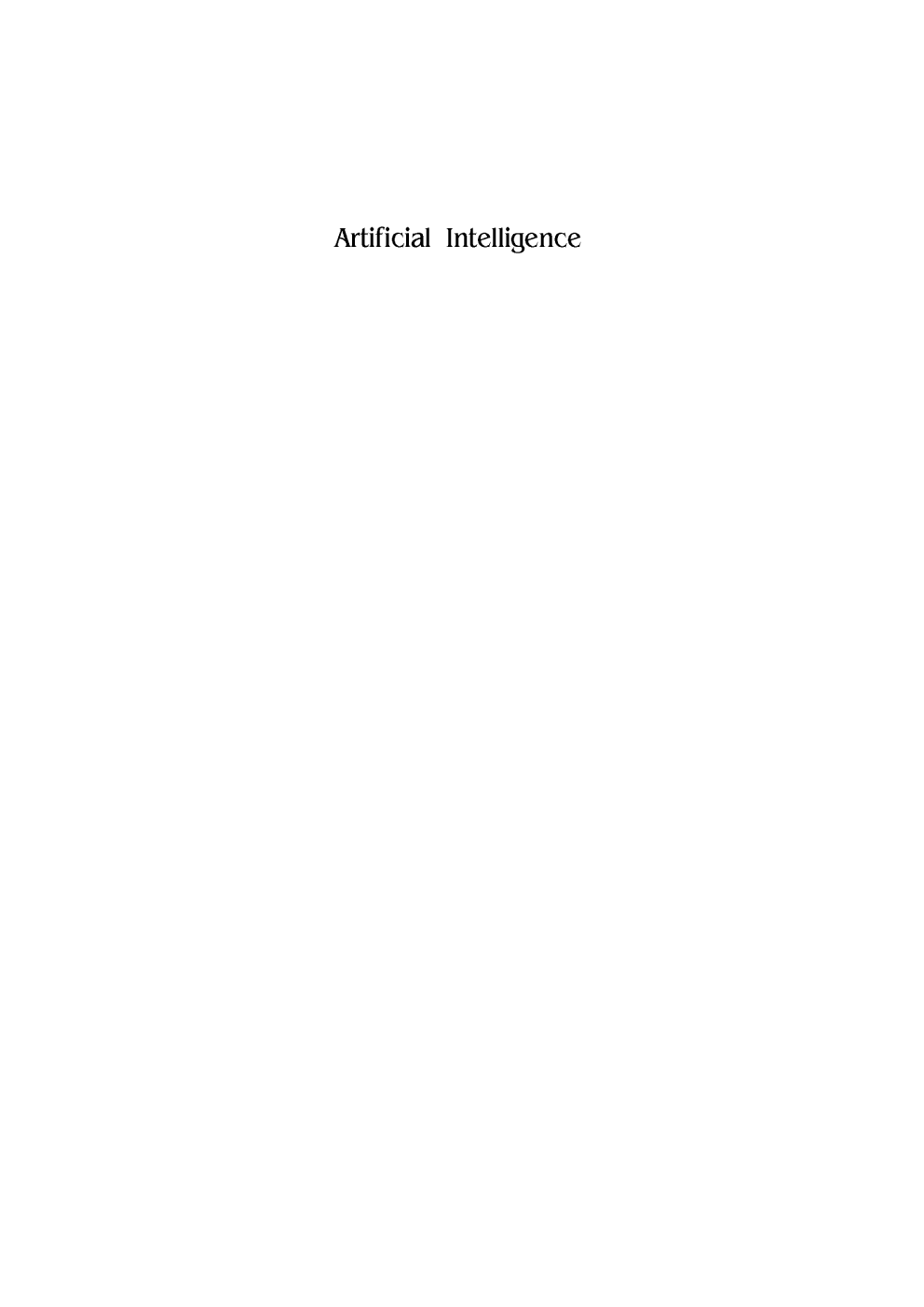 Artificial Intelligence - Page 2