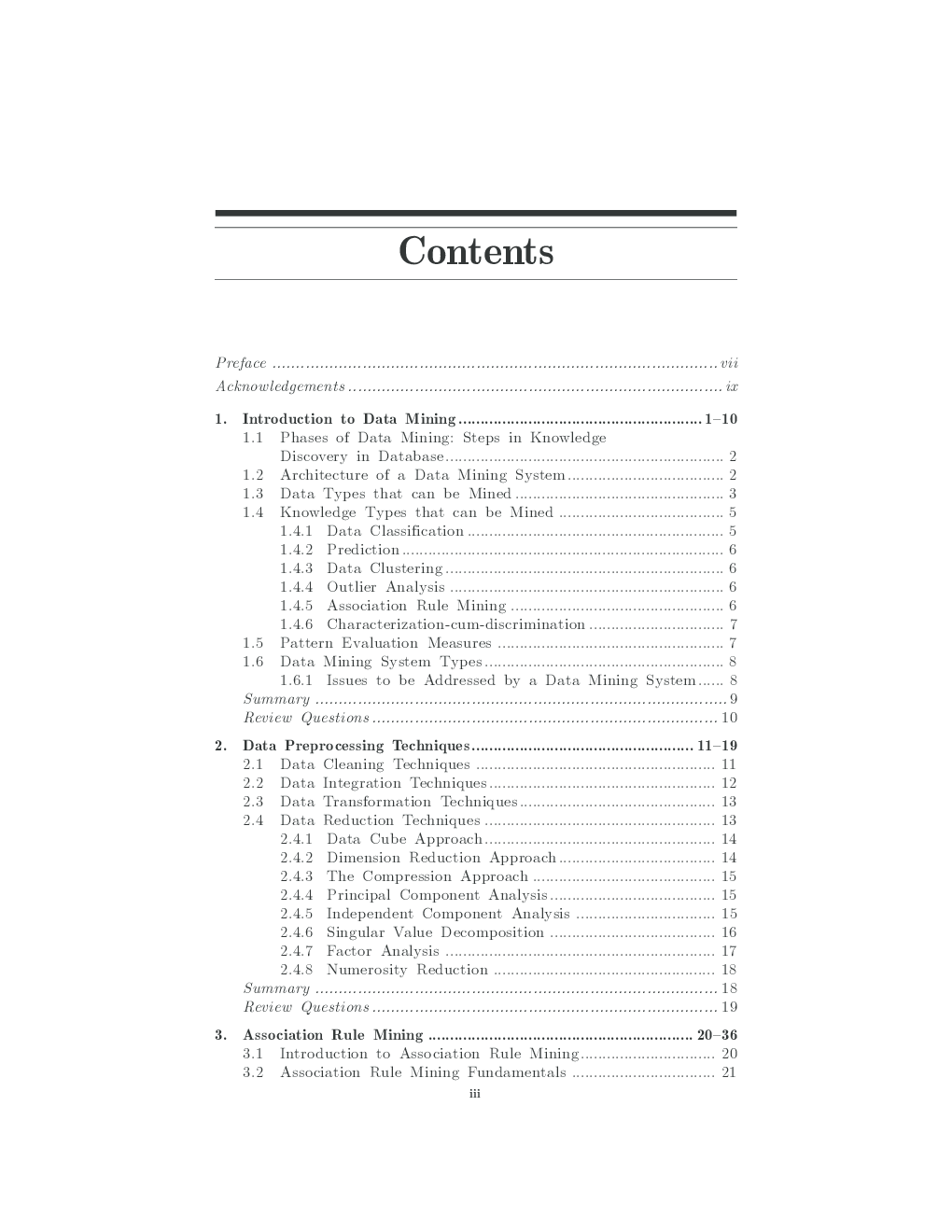 Data Mining : Techniques And Trends - Page 4