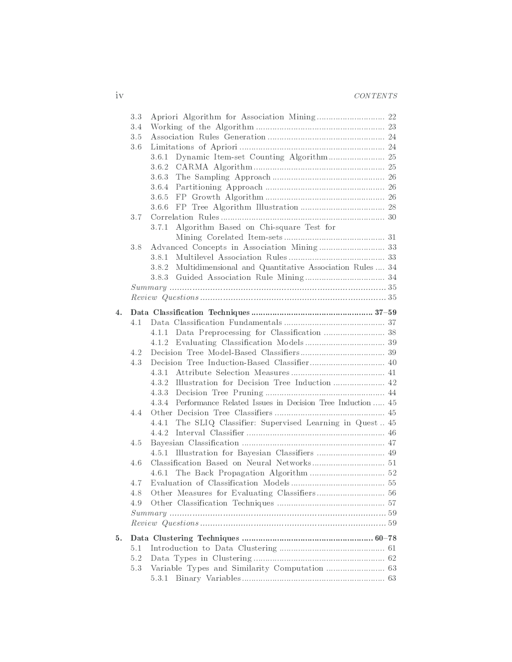 Data Mining : Techniques And Trends - Page 5
