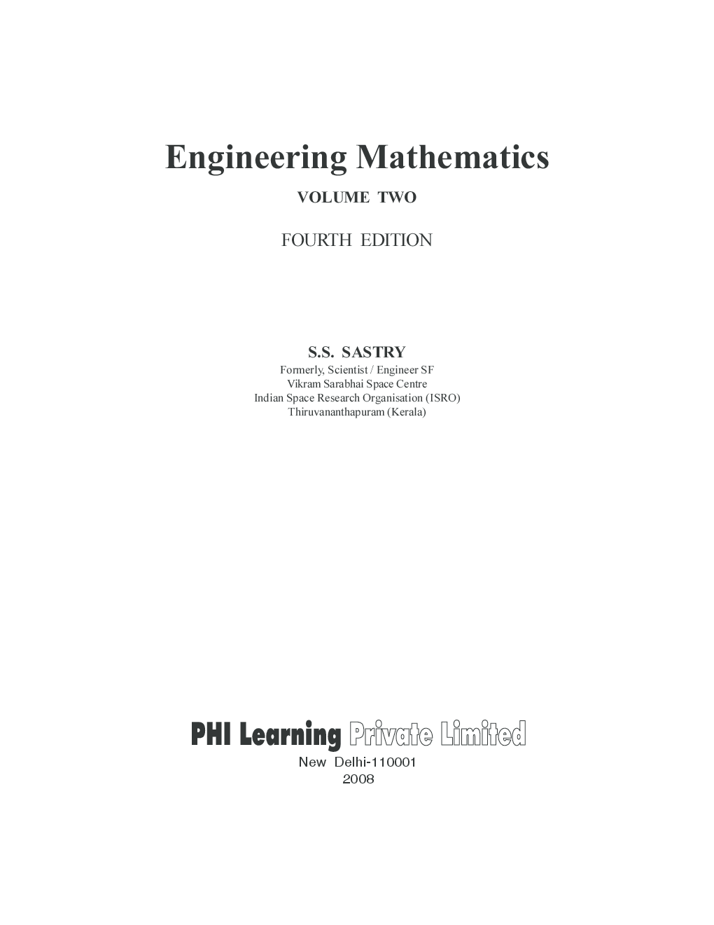 Engineering Mathematics : Volume 2 - Page 2