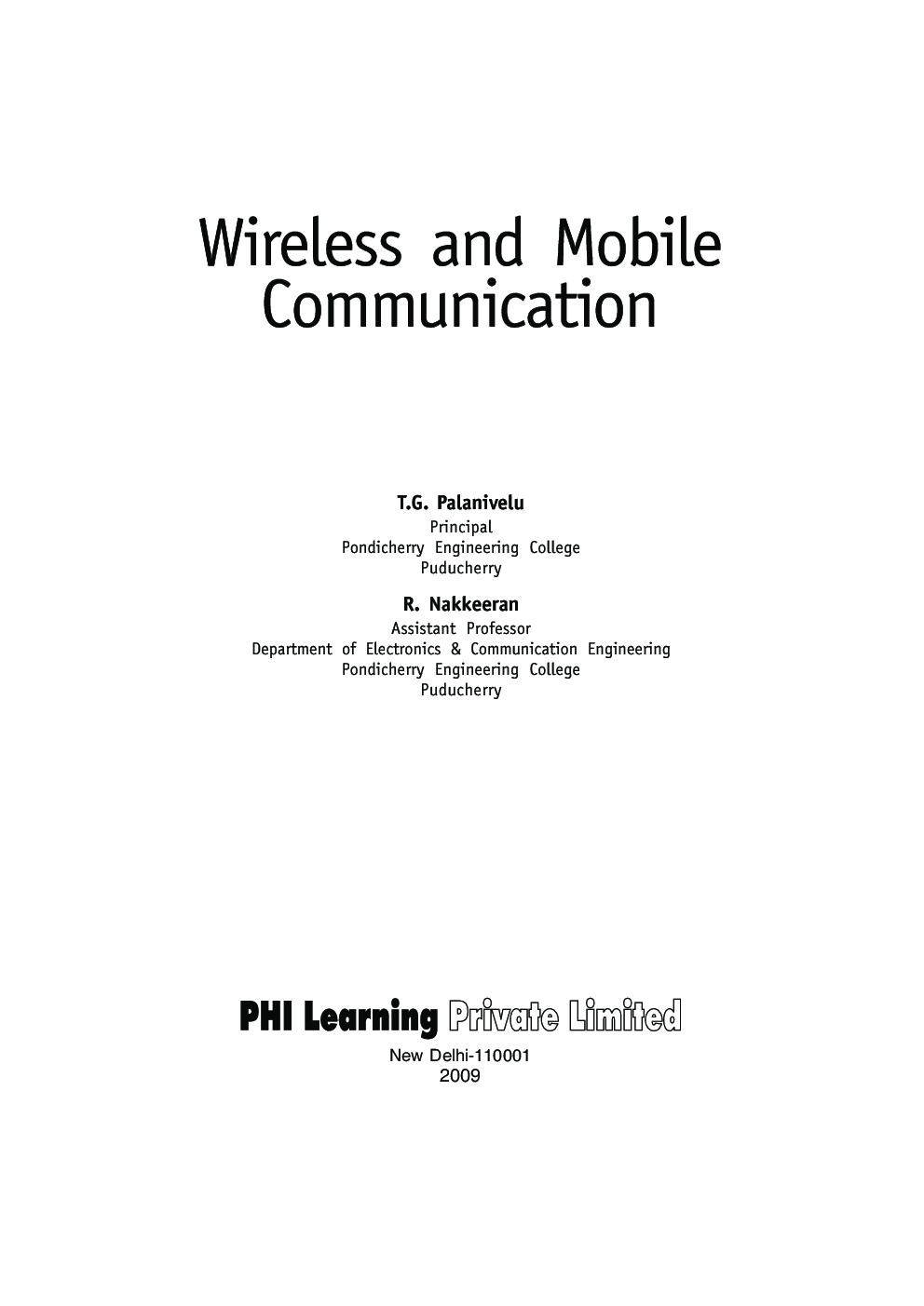 Wireless And Mobile Communication - Page 2