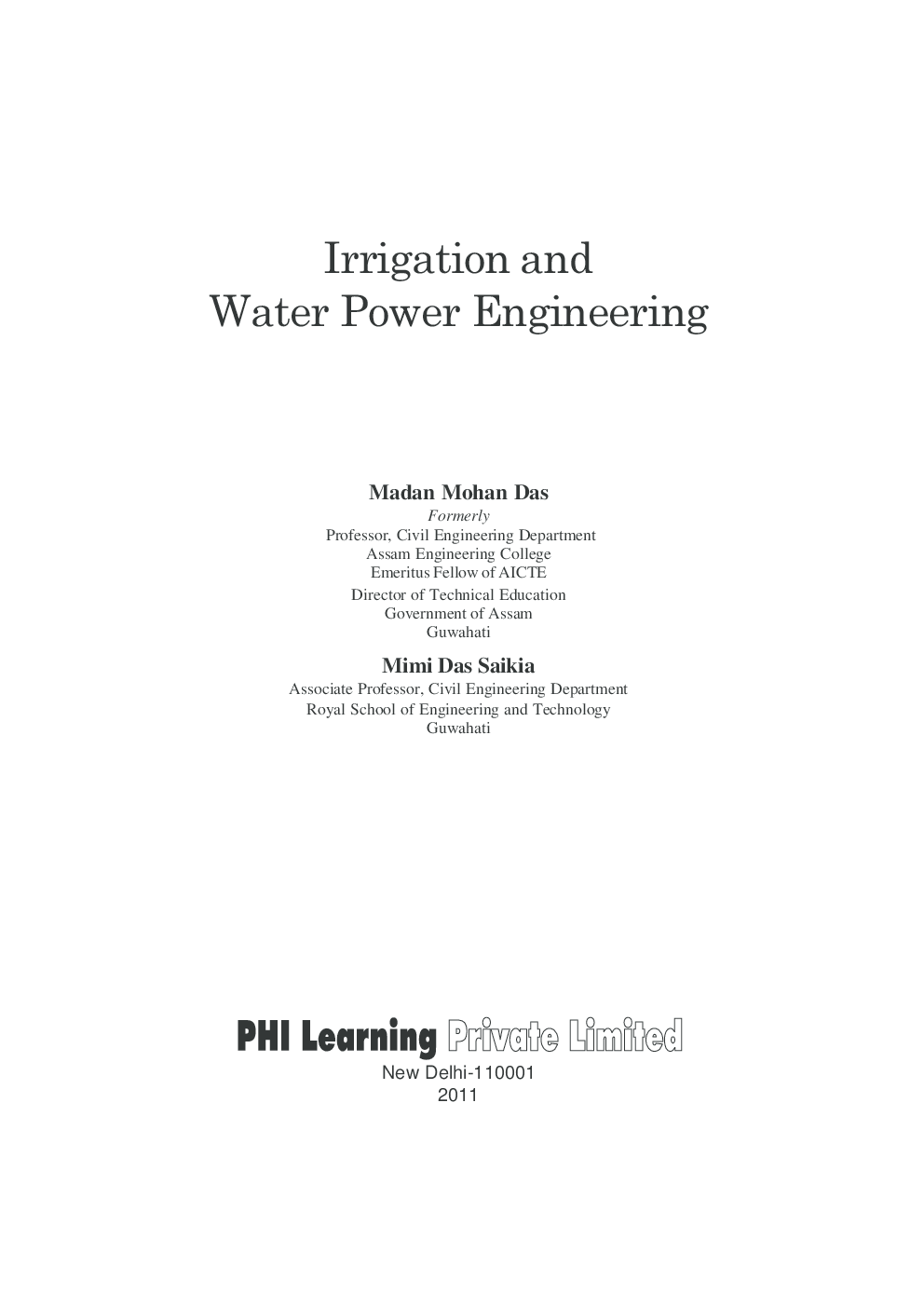 Irrigation And Water Power Engineering - Page 2