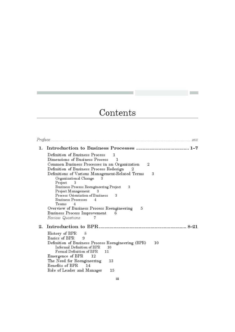 Business Process Reengineering : Text And Cases - Page 4