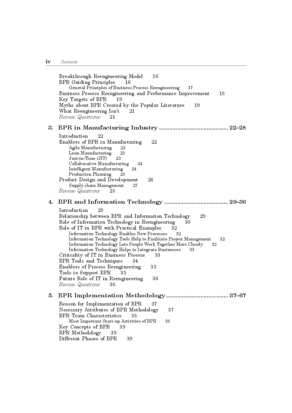 Business Process Reengineering : Text And Cases - Page 5