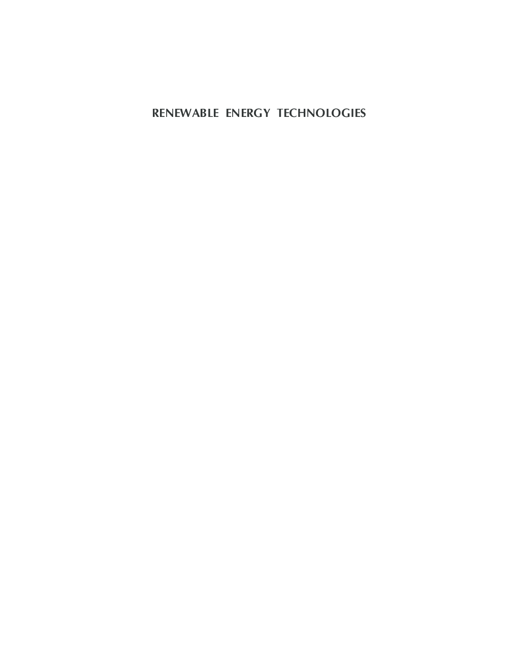 Renewable Energy Technologies : A Practical Guide For Beginners - Page 2