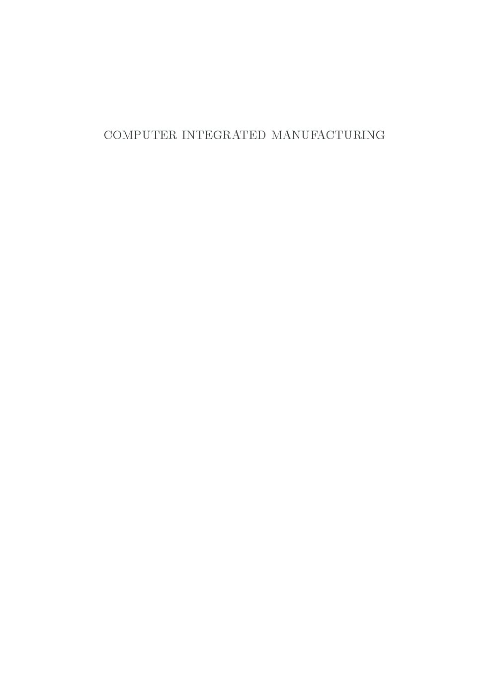 Computer Integrated Manufacturing - Page 2