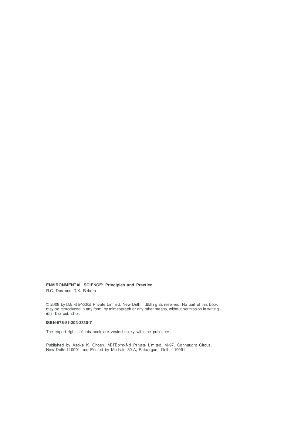 Environmental Science : Principles And Practice - Page 3