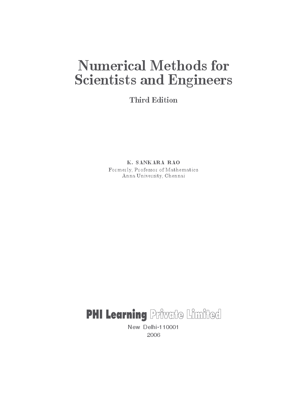 Numerical Methods For Scientists And Engineers - Page 4