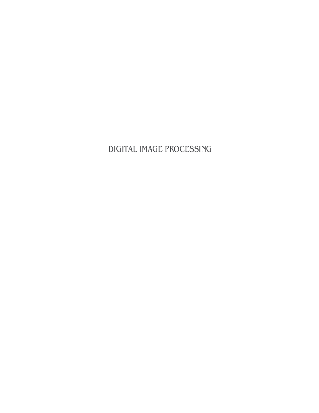 Digital Image Processing : An Algorithmic Approach - Page 2