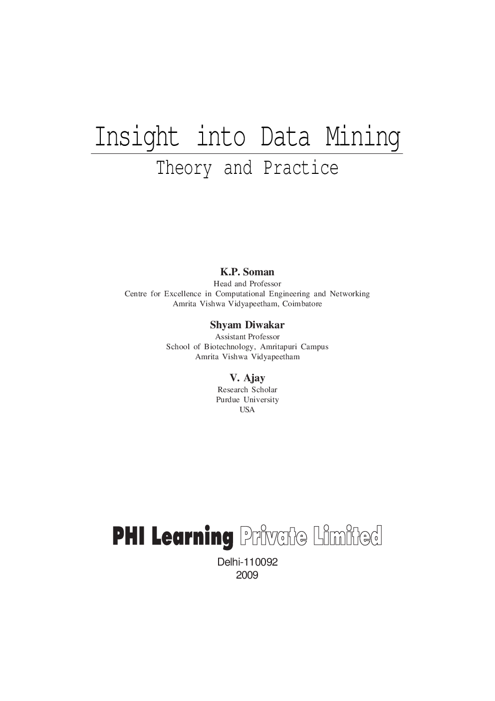 Insight Into Data Mining: Theory And Practice - Page 2