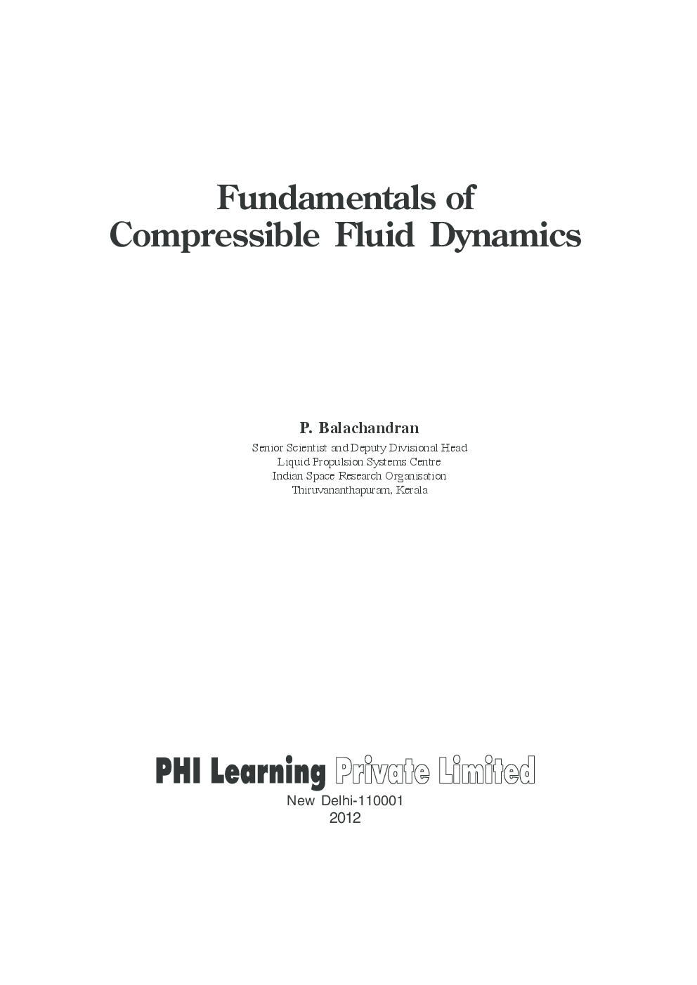 Fundamentals Of Compressible Fluid Dynamics - Page 2