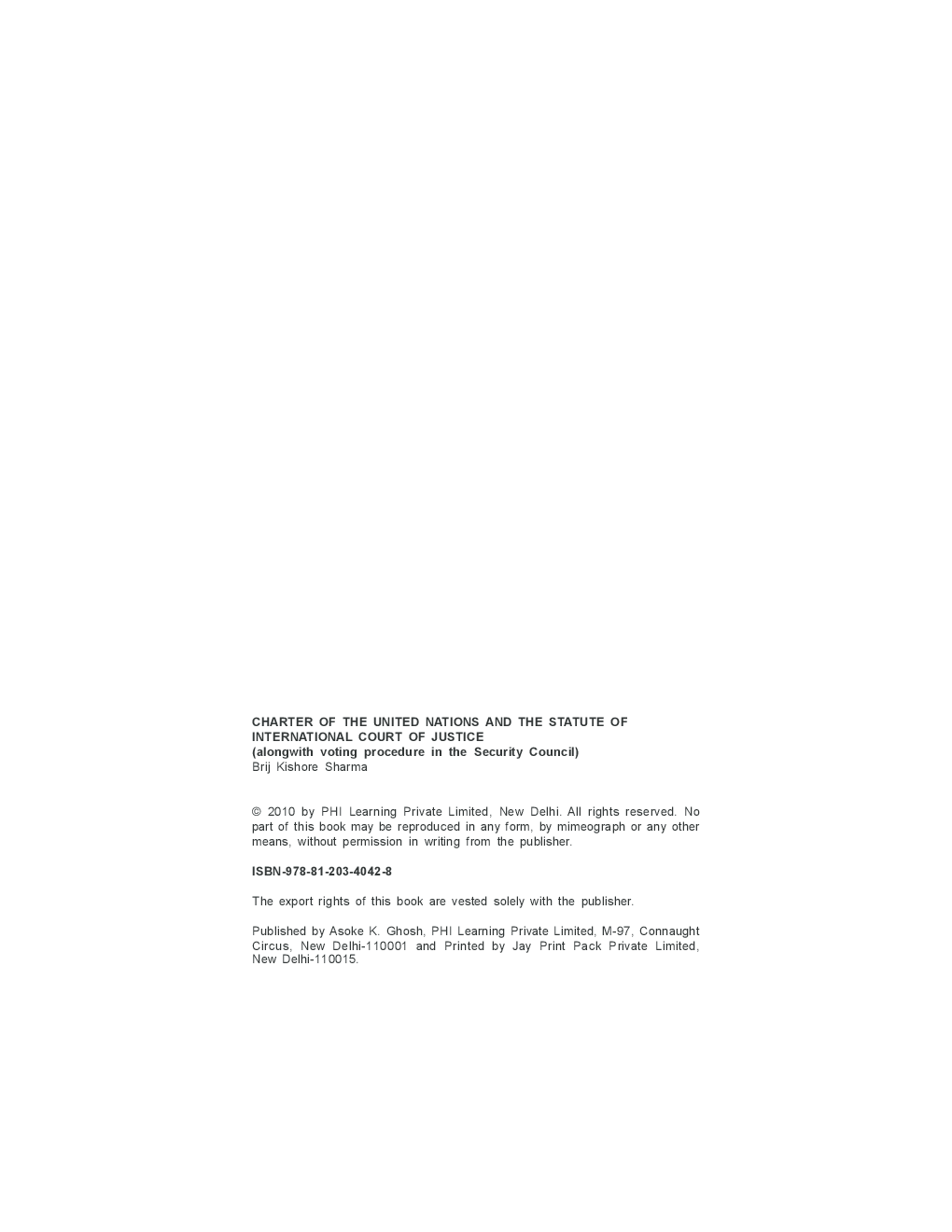 Charter Of The United Nations And The Statute Of International Court Of Justice : (Along With Voting Procedure In The Security Council) - Page 3