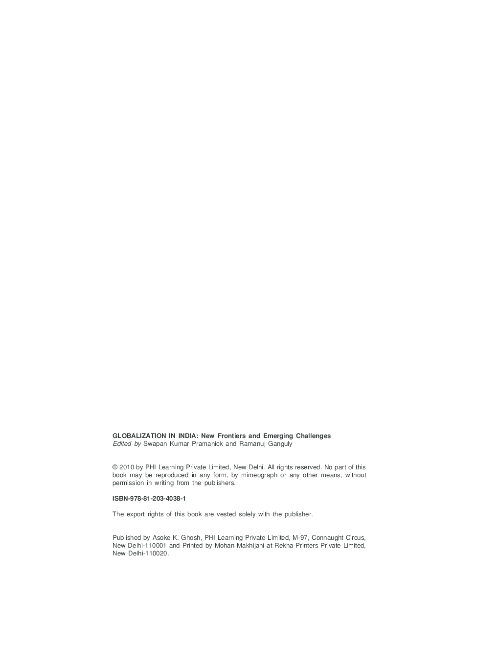 Globalization In India : New Frontiers And Emerging Challenges - Page 3