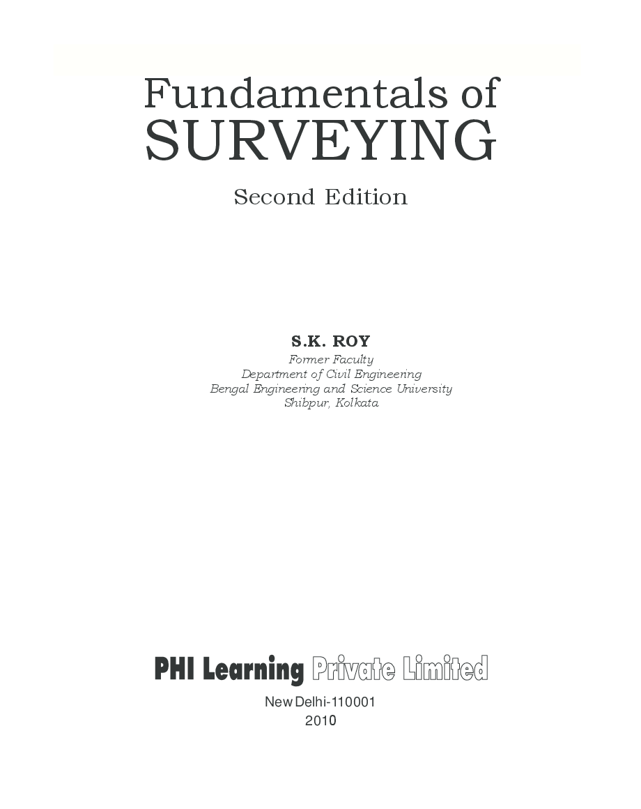 Fundamentals Of Surveying - Page 2
