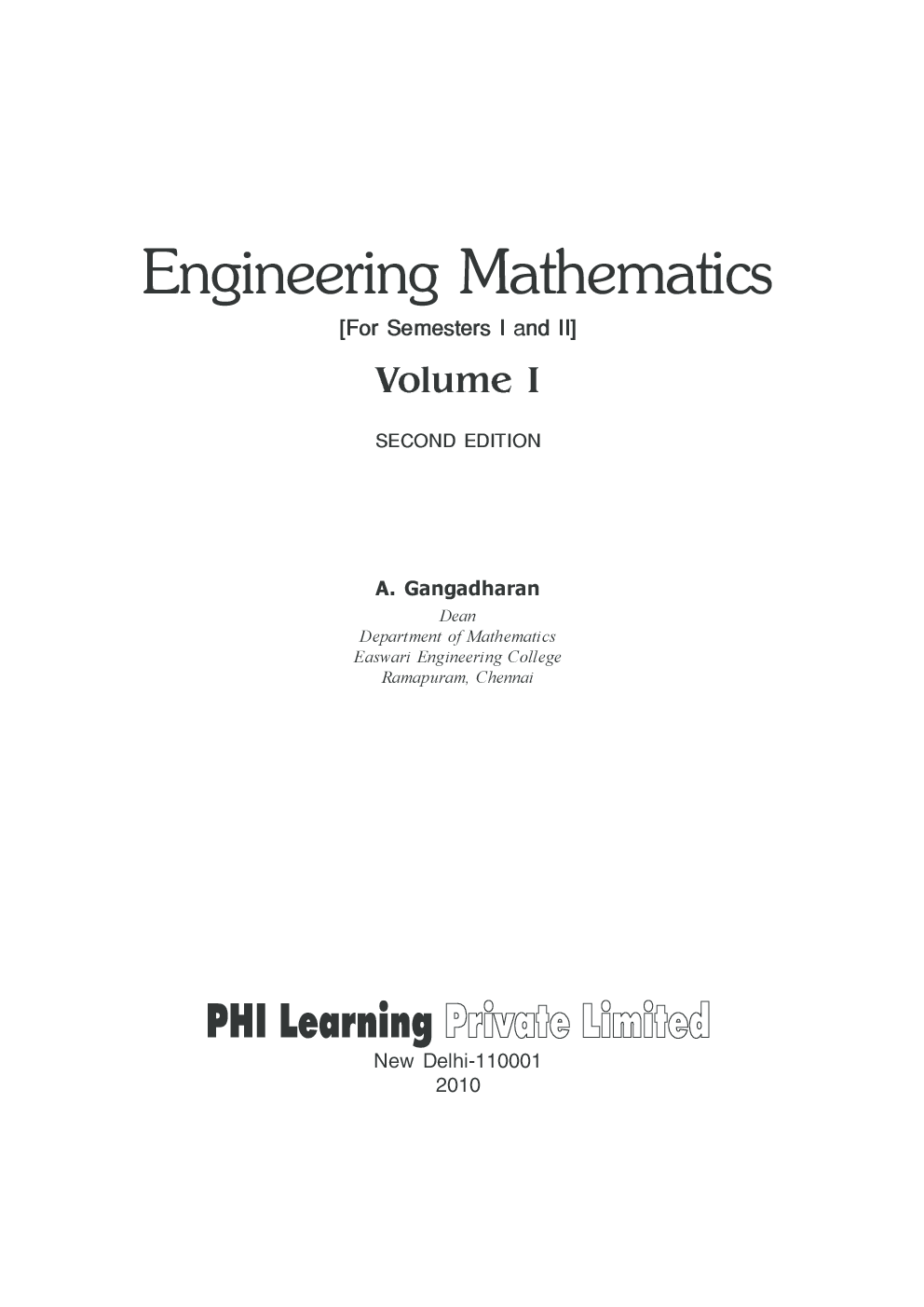Engineering Mathematics : Volume 1 - Page 3