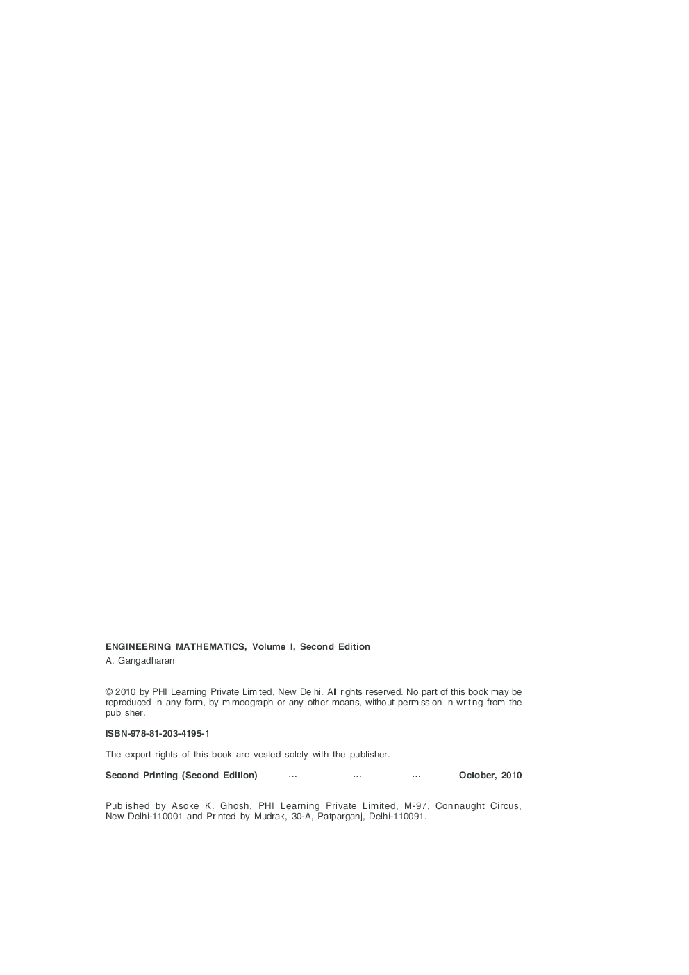 Engineering Mathematics : Volume 1 - Page 4