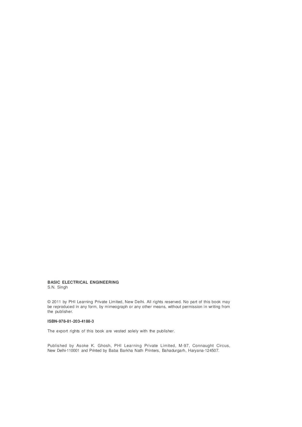 Basic Electrical Engineering - Page 3